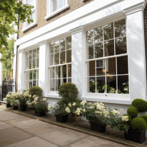 White-Georgian-Sash-Windows